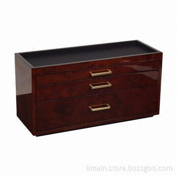 Wooden Jewelry Box, OEM Orders Welcomed, Measures 15.5 x 6.25 x 8-inch